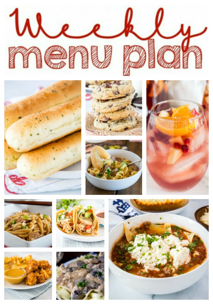 Weekly Meal Plan Week 226