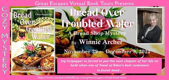 There’s no reason for her to get involved... Bread Over Troubled Water (A Bread Shop Mystery #8) by Winnie Archer