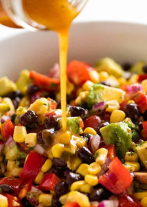 Cowboy Bean Salad with Lime Dressing