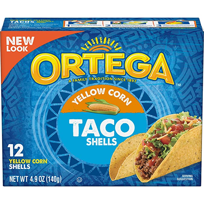 Ortega Yellow Corn Taco Shells, 12 Shells – as low as $1.90