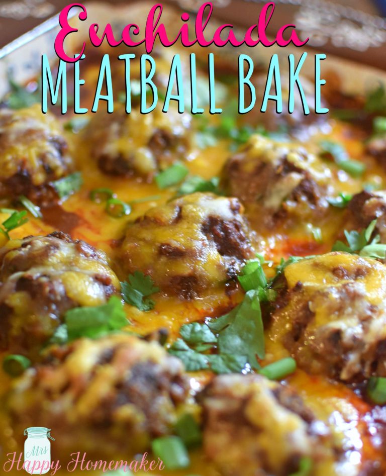 Enchilada Meatball Casserole