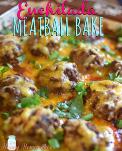 Enchilada Meatball Casserole