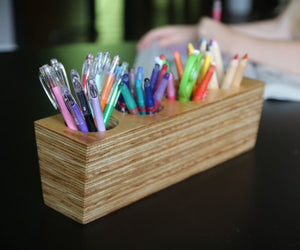 How to Make a Plywood Pencil Holder