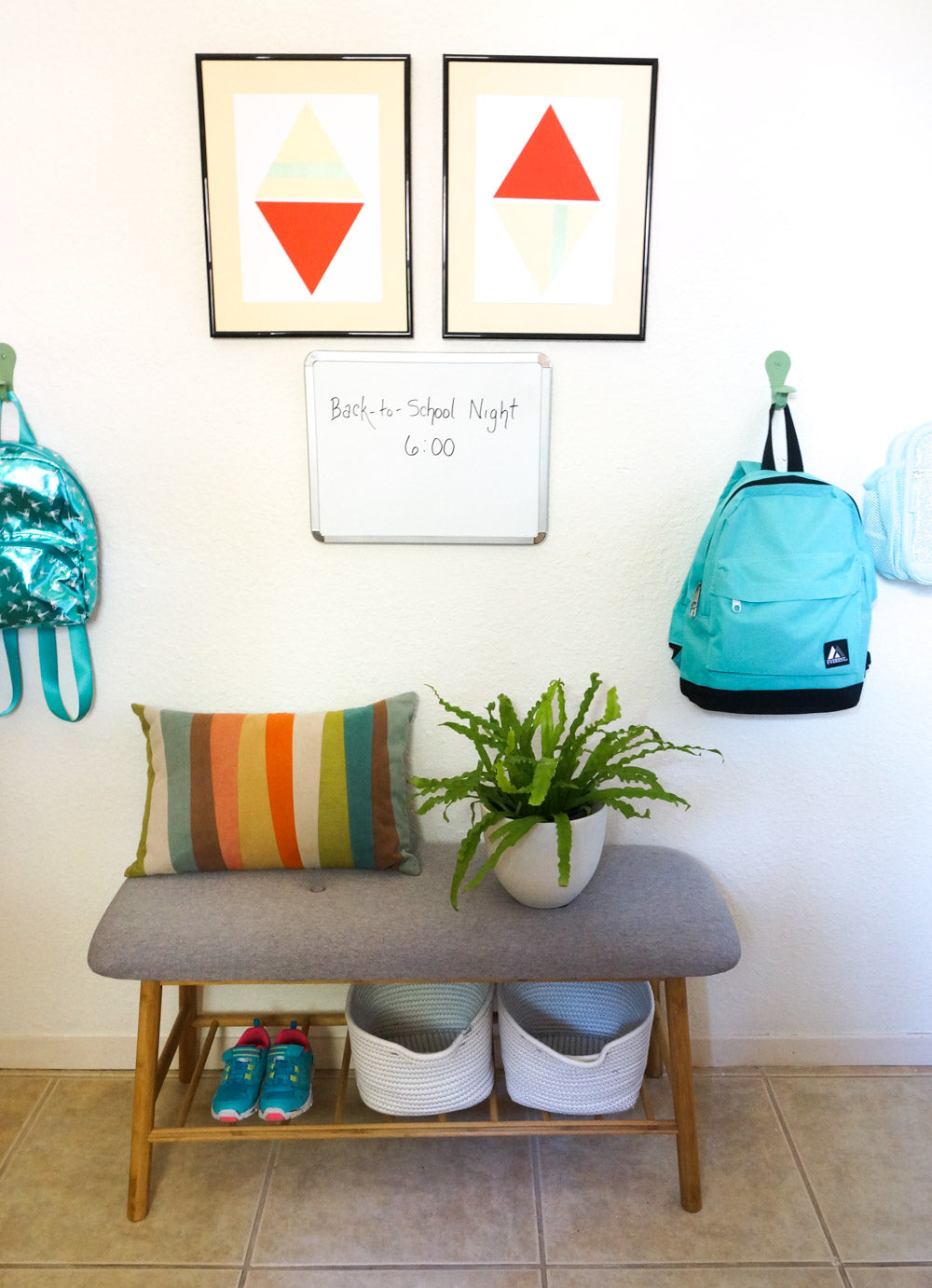 How to Organize a Family Entryway