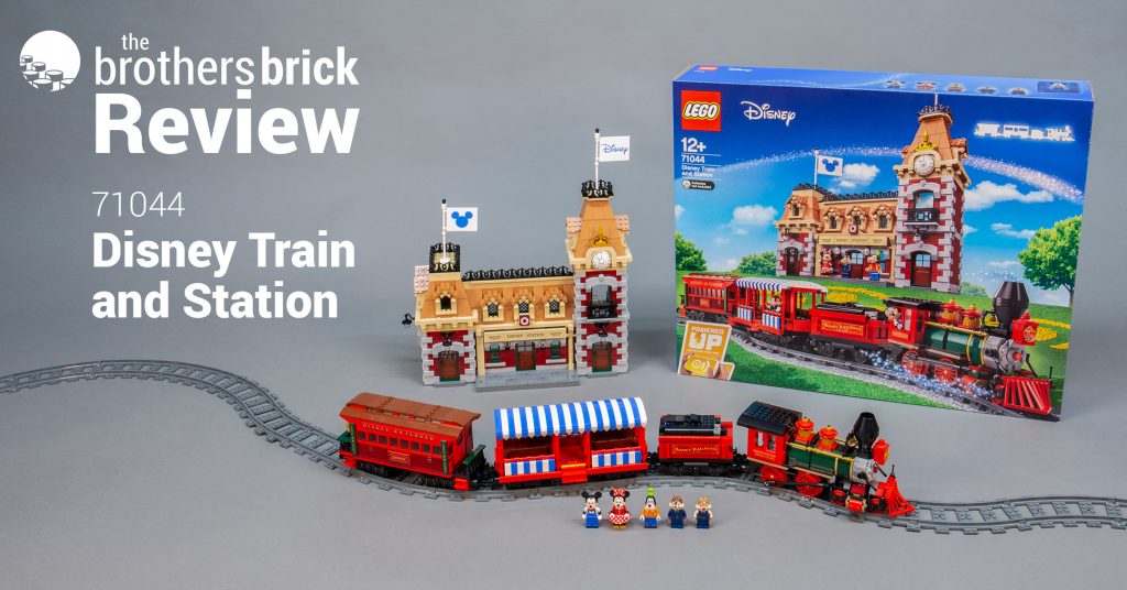 All aboard the new 3,000-piece Disneyland LEGO set, 71044 Disney Train and Station [Review]