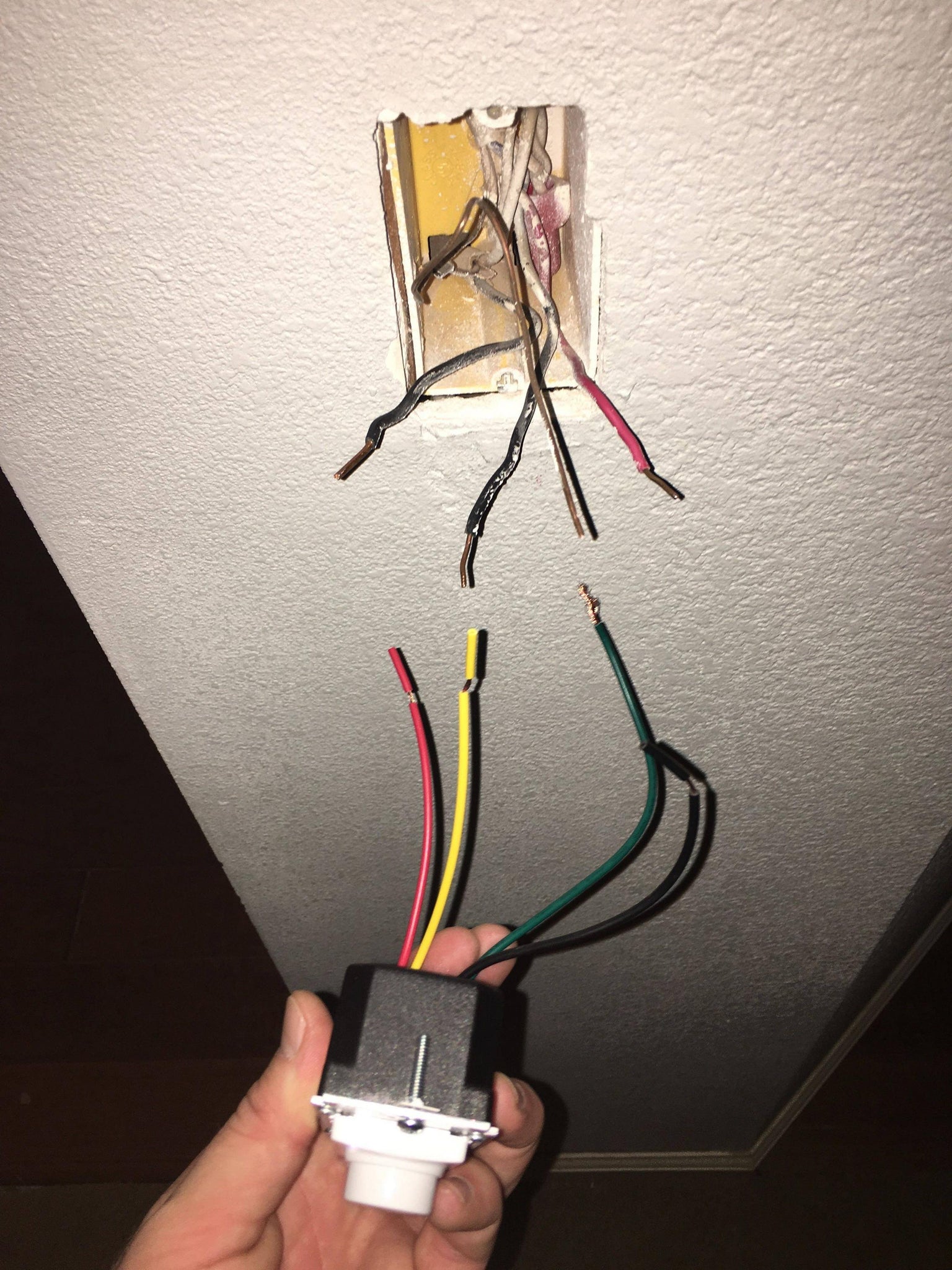 Trying to hook up dimmer/fan switch but have an extra wire?