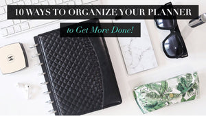 Today, I want to share with you 10 ways to organize your planner to get more done! These 10 strategies will really teach you some of the best strategies for using ...