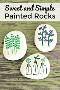 Sweet and Simple Painted Rocks