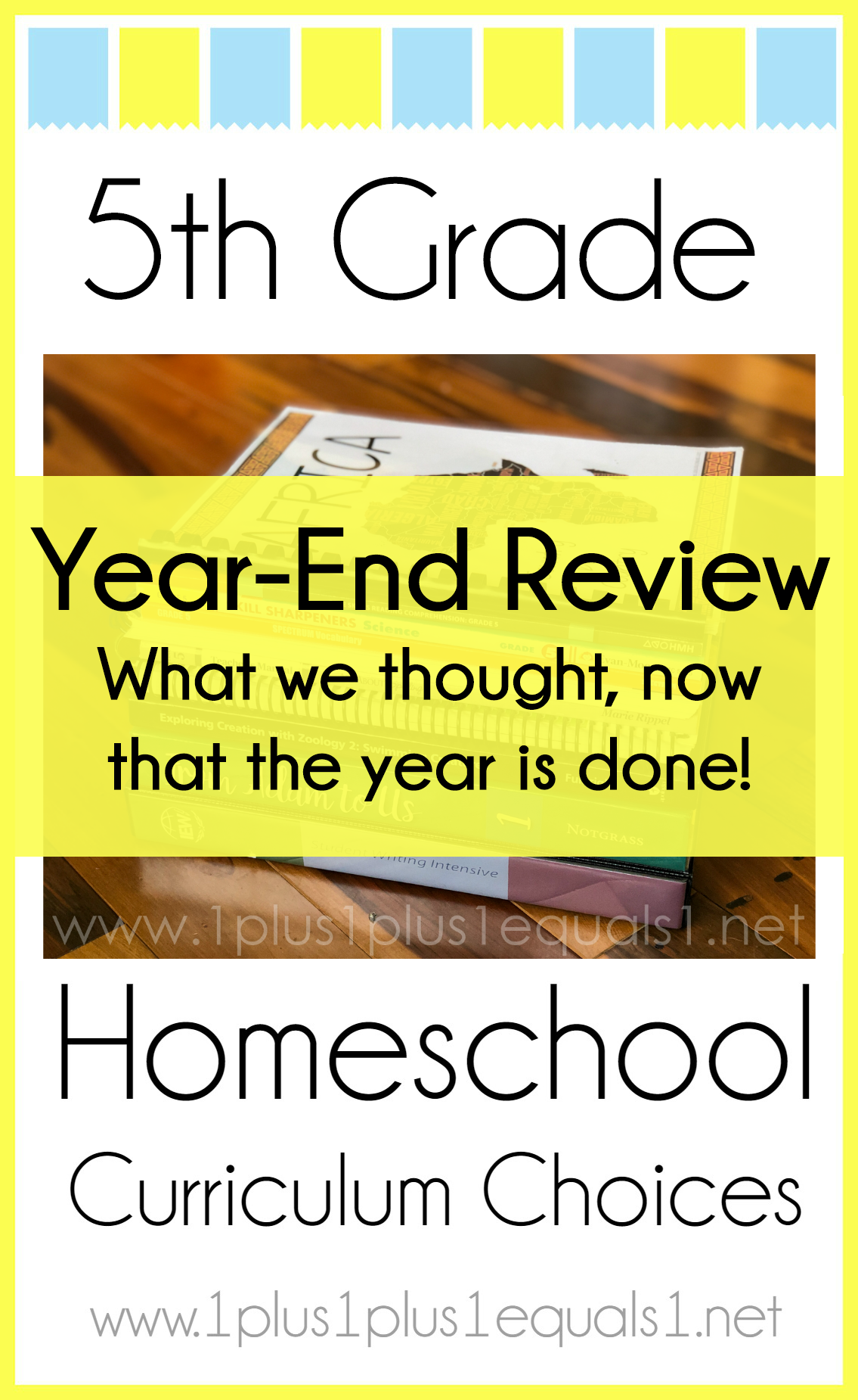 5th Grade Homeschool Curriculum Year End Review