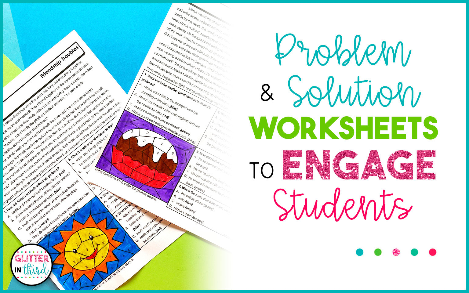A Problem and Solution Worksheet to ENGAGE Students