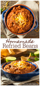 Homemade Refried Beans (Freezer-Friendly!)