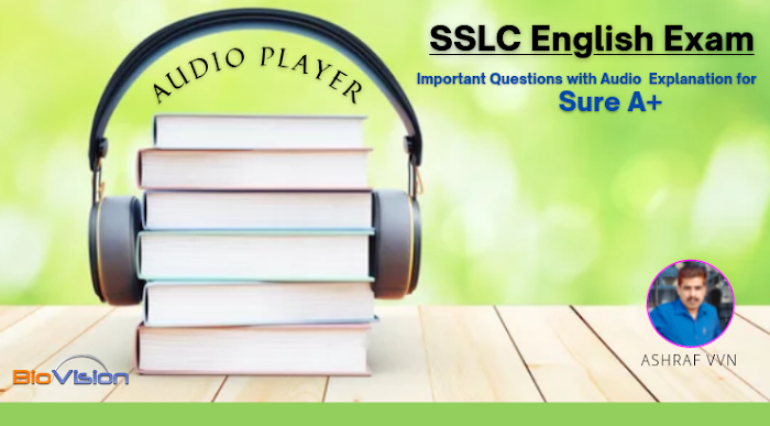 SSLC English Exam - Important Questions with Audio Explanation for Sure A+ - Audio Player