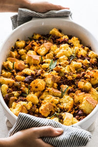 Cornbread Stuffing with Chorizo