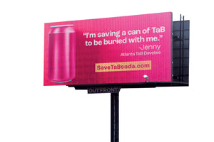 TaB fans are putting out an S.O.S. (Save Our Soda)