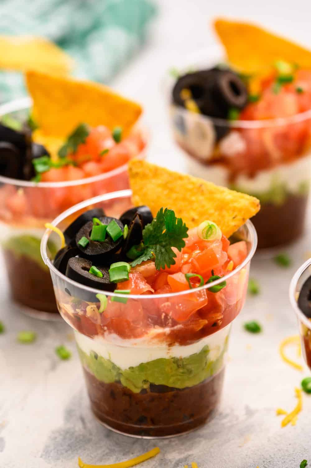 Individual Seven Layer Dip