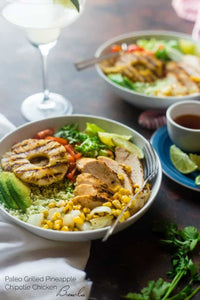 Mexican Chicken Bowls with Cauliflower Rice