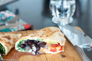 Easy Egg Tortilla Breakfast Quesadilla