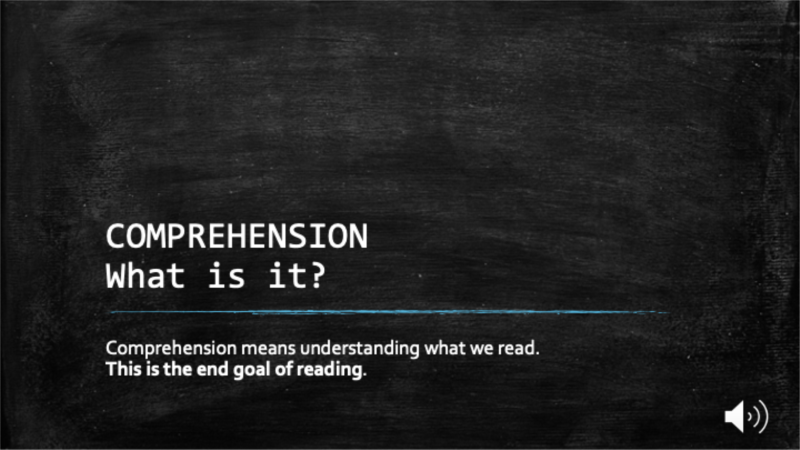 Reading Skills - Comprehension
