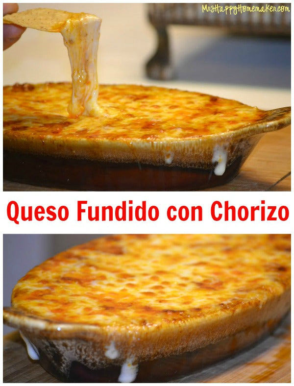 Queso Fundido con Chorizo