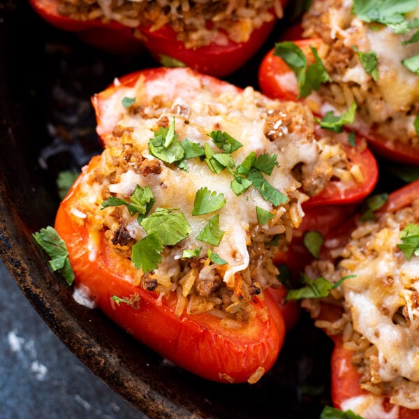 Ground Turkey Stuffed Peppers Recipe