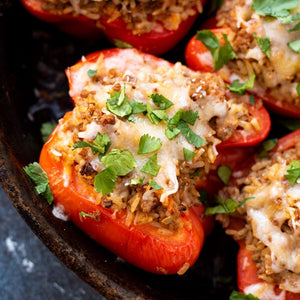 Ground Turkey Stuffed Peppers Recipe