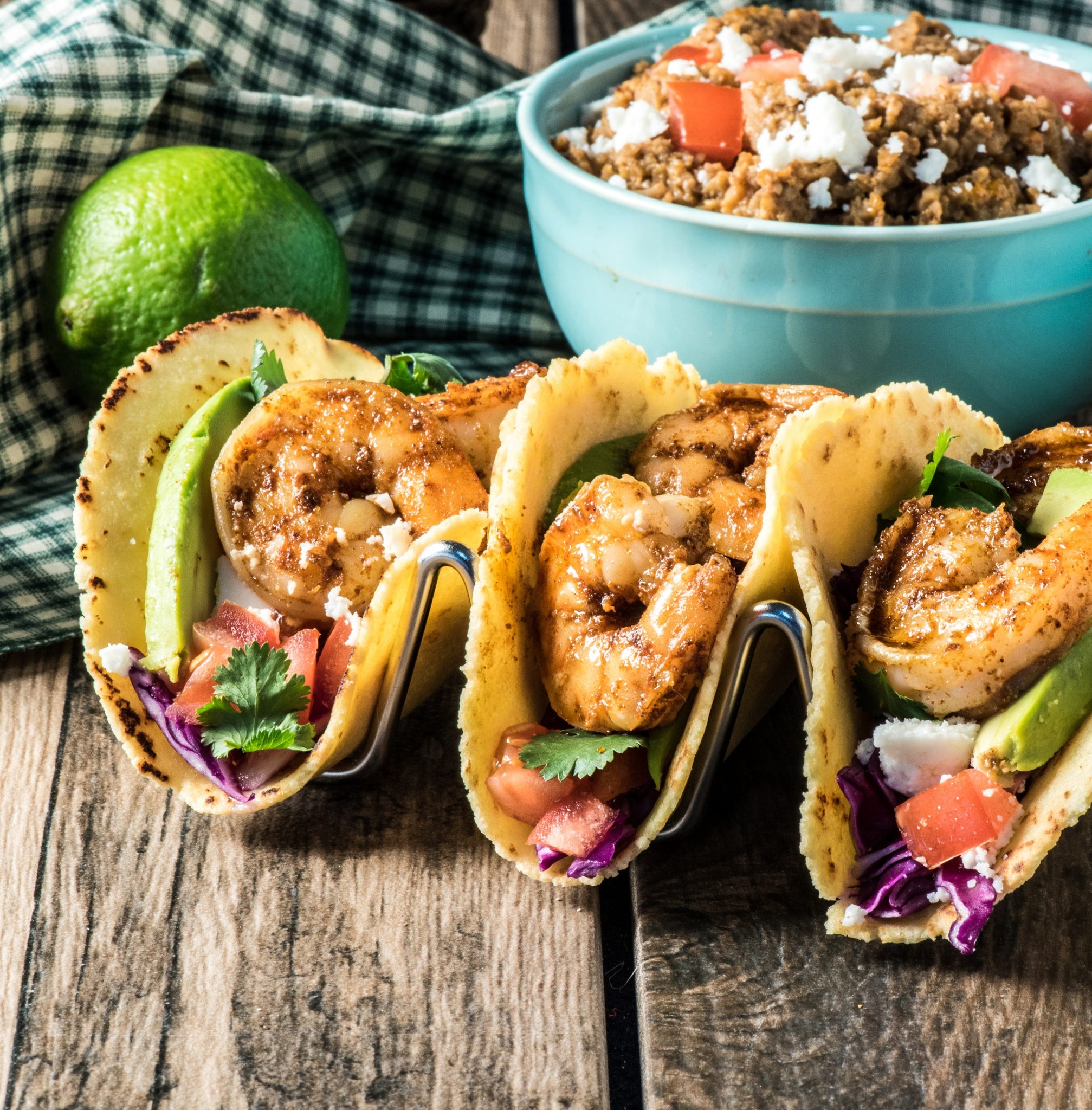 Southwestern Skillet Fried Shrimp