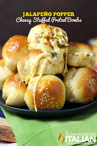 Jalapeno Popper Cheesy Pretzel Bombs (With VIDEO)