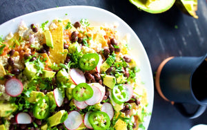 Spicy Loaded Nachos [Vegan]