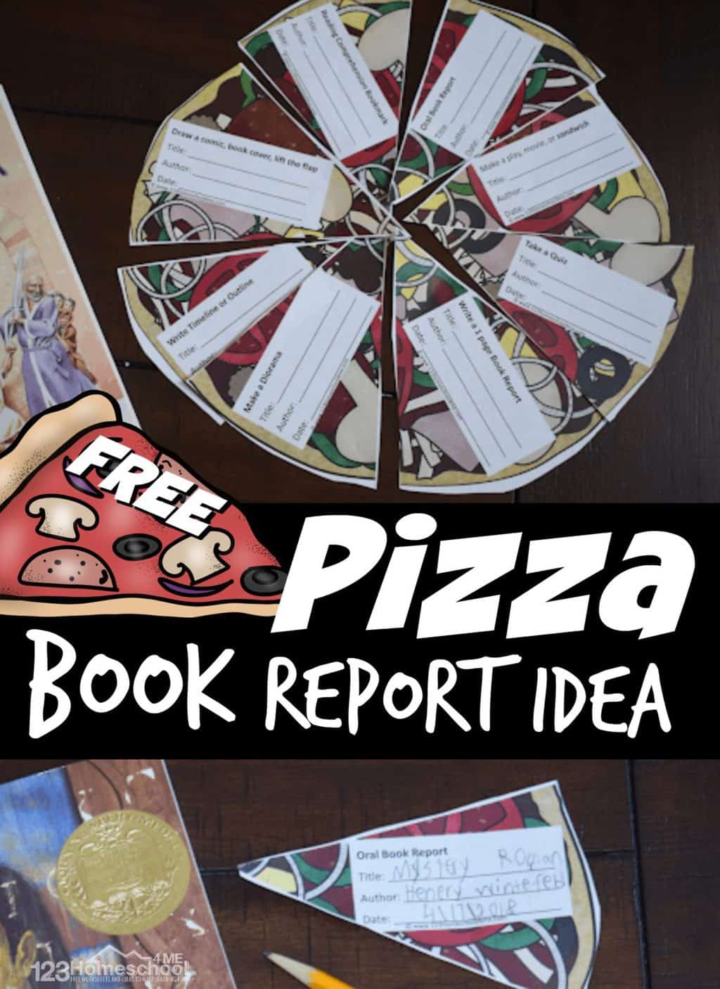 Pizza Book Report Idea