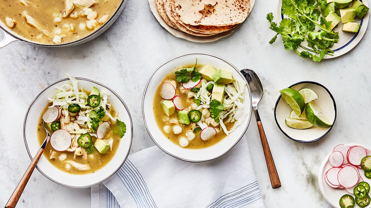 Smoky Green Chicken Pozole