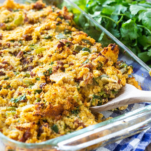 Spicy Chorizo Cornbread Dressing