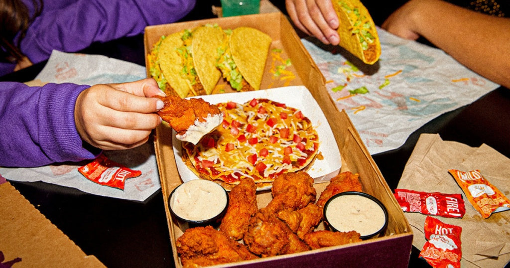 Best Taco Bell Coupons | GameDay Box w/ Chicken Wings Available Now + Free Mexican Pizza Delivered!