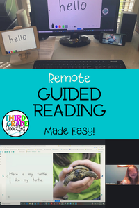 Distance Learning:  Remote Guided Reading Lessons Made Easy!