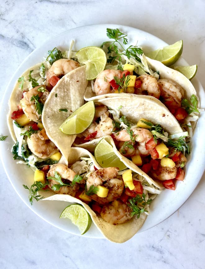 Shrimp Tacos with Mango Salsa Are Quick, Fun, and Endlessly Riffable