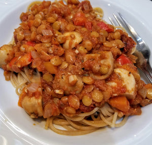 Mushroom Lentil Ragu