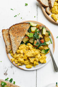 Easy Chickpea Scramble (5-Ingredients!)