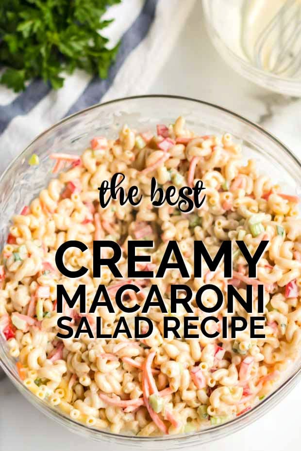 Elbow Macaroni Pasta Salad (Easy Recipe)