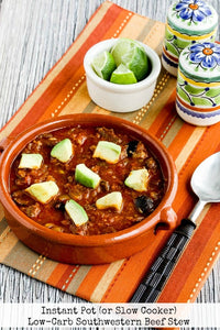 Instant Pot (or Slow Cooker) Low-Carb Southwestern Beef Stew