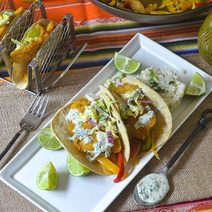 Pan Fried Sea Bass Tacos