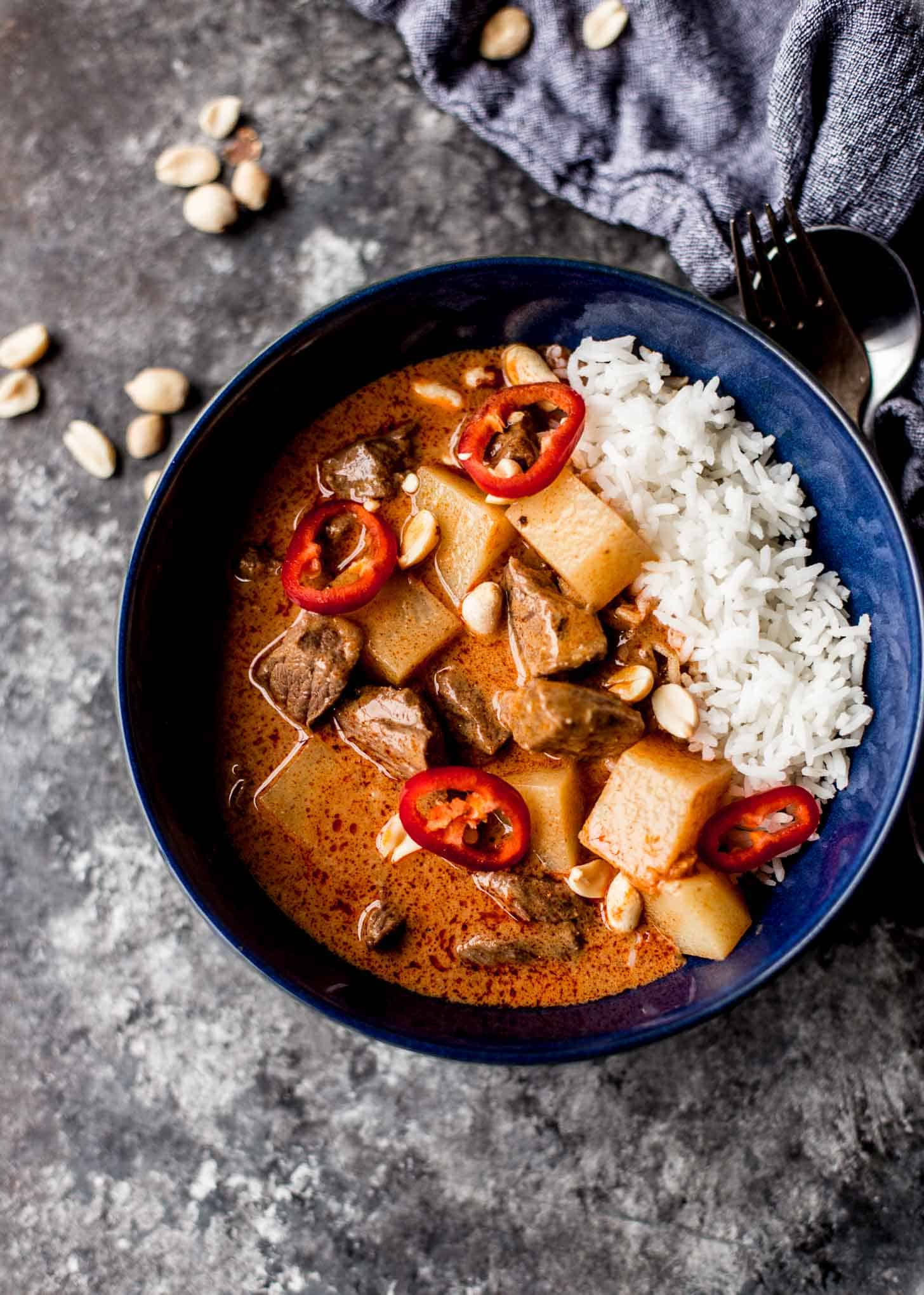 Thai Massaman Curry with Beef