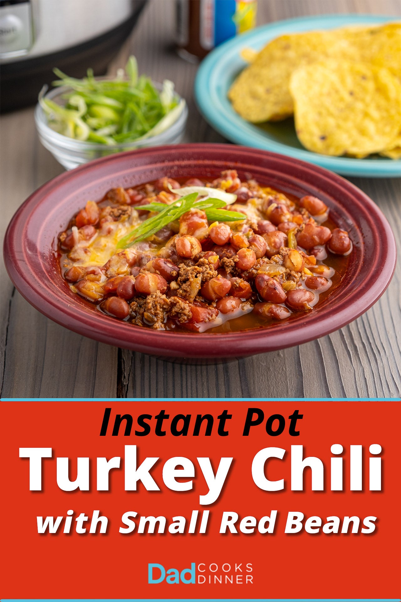 Instant Pot Turkey Chili with Small Red Beans