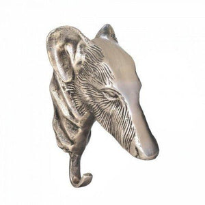 Silver Dog Wall Hook (pack of 1 EA)