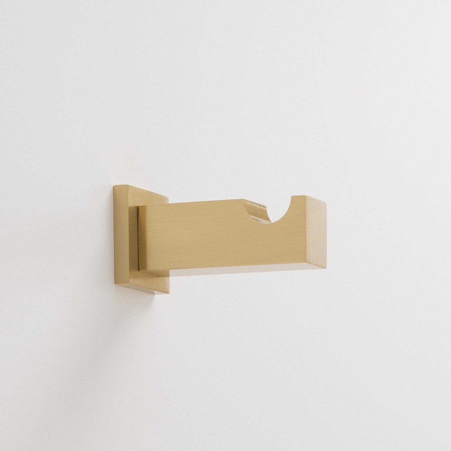 Breyman Wall Hook - Natural Brass