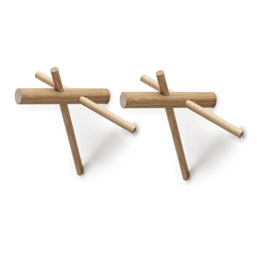 Wall Hook . Set Of 2 - Sticks