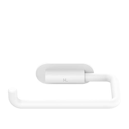 3M Self Adhesive Toilet Paper Holder,Bathroom Tissue Holder(5.0 inch),Wall Mount Hanger for Robe,Coat,Towel,Keys,Bags(White).