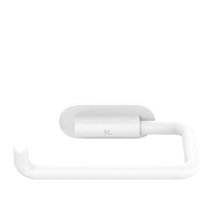 3M Self Adhesive Toilet Paper Holder,Bathroom Tissue Holder(5.0 inch),Wall Mount Hanger for Robe,Coat,Towel,Keys,Bags(White).