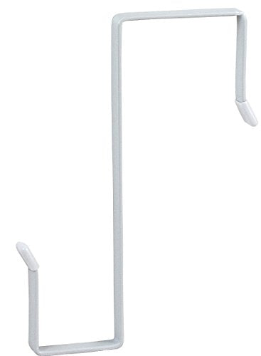 Spectrum Over-The-Cubicle Metal Hook (6.5"H x 4.5"W x 0.5"D) Color: White