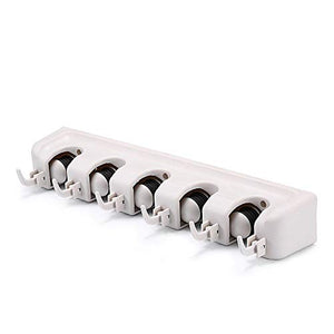ZotoyaShop Holder Mop Wall Mount Broom Organizer Hanger Cleaning Brush Kitchen yard Tool