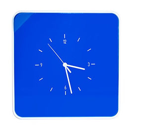 Paperflow MultiBox 12-Key Holder with Clock, 12.6 x 12.6 x 2.4 Inches, Blue (MTBKHC.06)