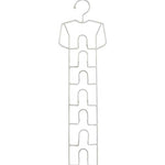 Zcx Multifunctional Wrought Iron Bag Hanging Hook Scarf Tie Rack Wardrobe Storage Rack Belt Hook Finishing Rack (Color : White)